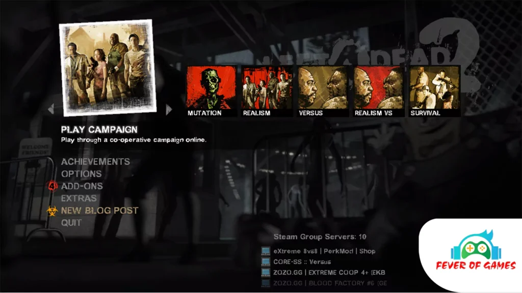 Left 4 Dead 2 Game Overview