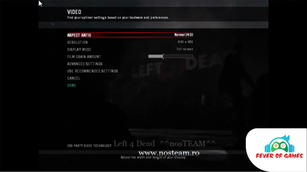 Left 4 Dead Graphics