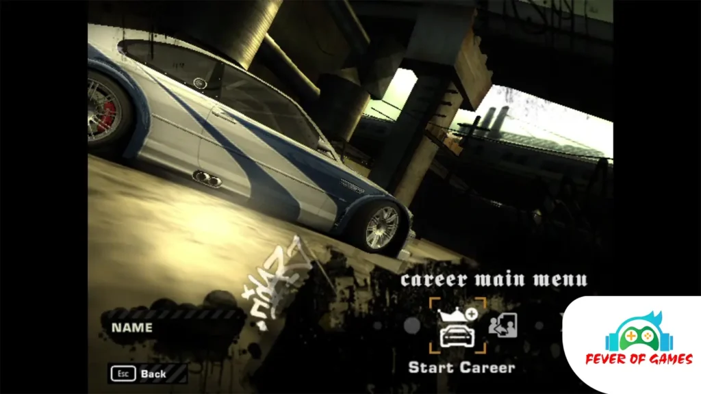 NFS MW 2005 Career Mode