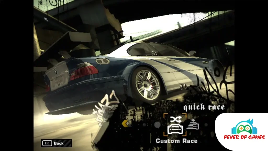 NFS MW Quick Race