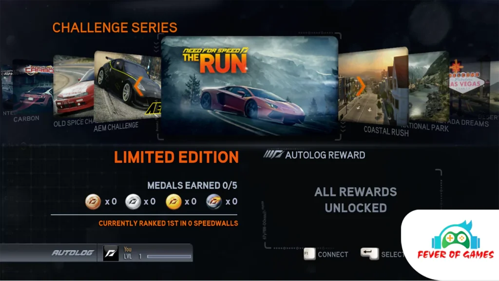 Need for Speed The Run Game Modes