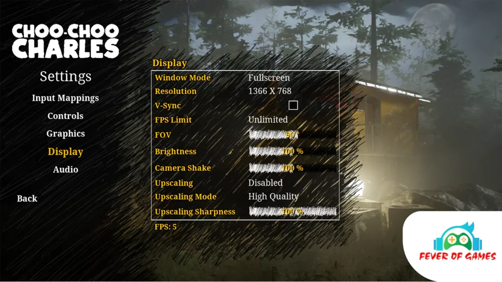 Choo Choo Charles Game Graphics